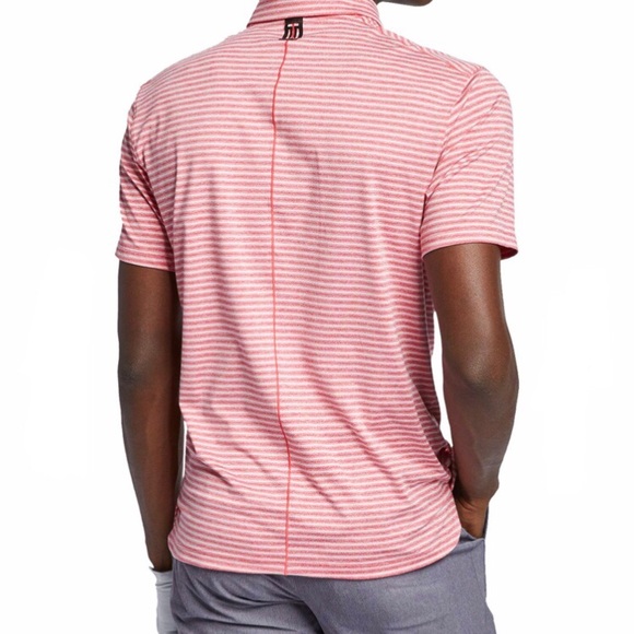 TIGER WOODS NIKE GOLF Mens Red Polo Shirt - Picture 3 of 5